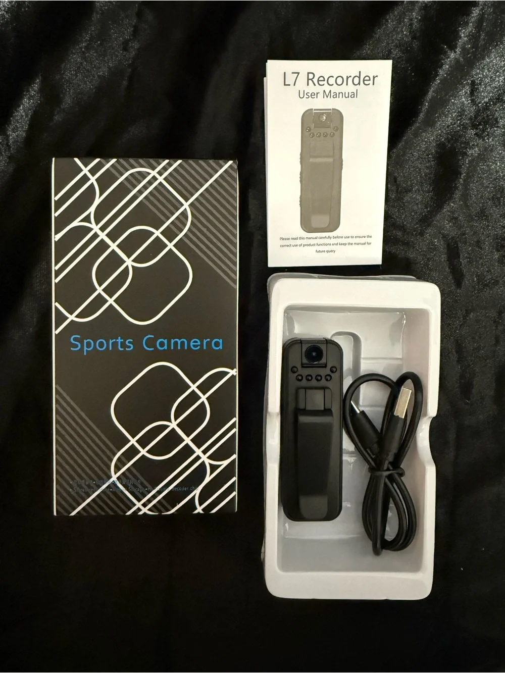 L7 Recorder Sports Camera - Black